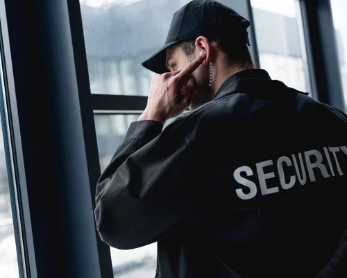 depositphotos 246314964 stock photo rear view guard uniform using